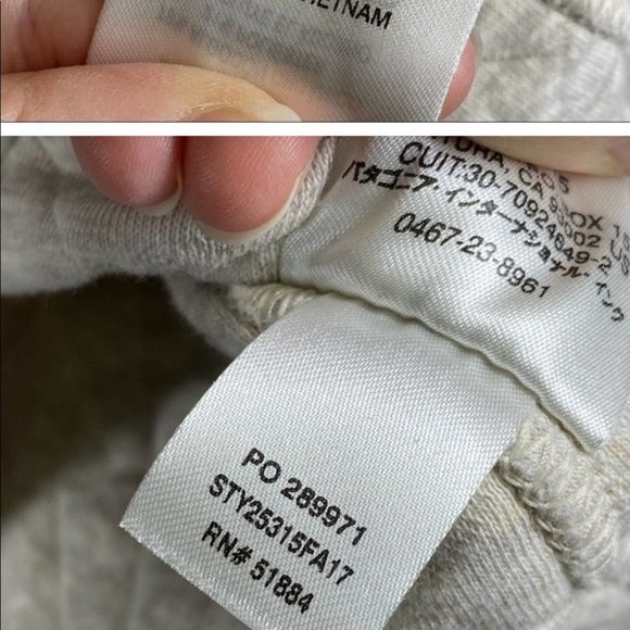 Iso Patagonia Womens Gray Organic Cotton Long Sleeves Hooded Quilted Jacket L/Xl - Picture 3 of 4